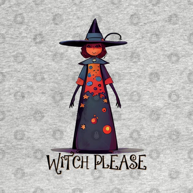 Witch Please, Cute Witch by dlbatescom